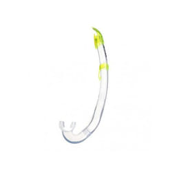 SEAC Flash J-shaped Adult Transparent, Yellow Normal snorkel