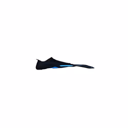 Unisex Youth Seac Vela Short Fins for Swimming and Snorkelling blue 55 65 UK