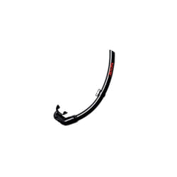 Top Flex, Foldable Snorkel for Scuba Diving, Snorkelling, Freediving and Spearfishing, Black
