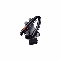 Top Flex, Foldable Snorkel for Scuba Diving, Snorkelling, Freediving and Spearfishing, Black