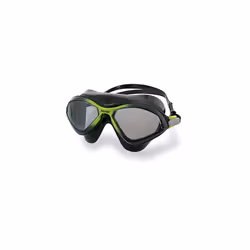 Diablo Swimming Mask Anti Fog Silicone Swimming Mask for Swimming Pool and Open Water Unisex Adult, Black/Lime LF, Standard