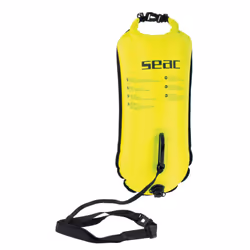 SEAC Safe Dry Inflatable Swimming Boa 36 x 72 cm 28 litres Unisex Adult Yellow One Size