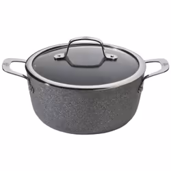 BALLARINI 75002-828-0, 1.4 L, Round, Grey, Aluminium, Titanium, Stainless steel