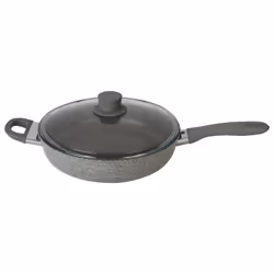 BALLARINI 75002-933-0, Round, Saute pan, Grey, Granite, Aluminium, Thermo-Spot