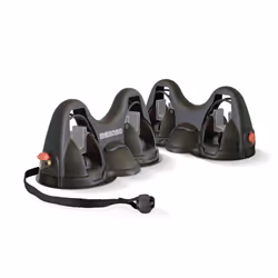 Menabo 000007800000, Winter sport carrier, Roof-mount, Polypropylene (PP), Black