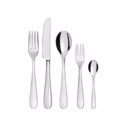 Alessi ""Nuovo Milano"" 7-3/4-Inch Table Spoon  Set of 6 Silver