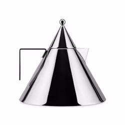 Alessi Il Conico 90017 - Design Water Kettle with Handle  Stainless Steel  2 lt