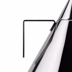 Alessi Il Conico 90017 - Design Water Kettle with Handle  Stainless Steel  2 lt