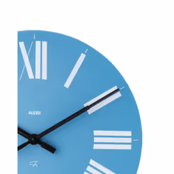 Alessi 12B wall/table clock Black