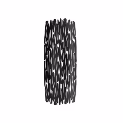 Alessi Bark Centerpiece in Steel Colored with Epoxy Resin  Black
