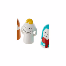 Alessi AMGI10SET Hand Decorated Design Nativity Scene with Cave and Figurine, Porcelain, White, Set of 10