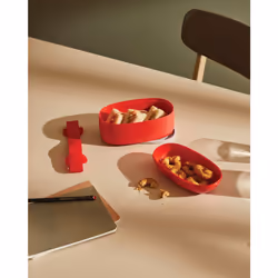Alessi SA02R lunch box Red