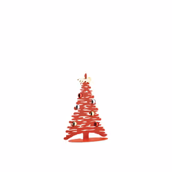 Alessi BM06/30R, Red, 250 mm, 90 mm, 300 mm