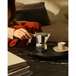 Alessi Moka Moka pot 0.3 L Grey