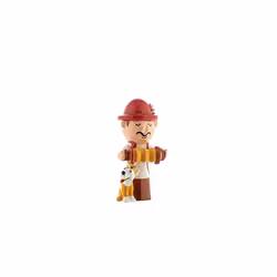 AGJ01 9 Figurine in Porcelain. Hand-Decorated, Multicolour