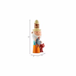 AGJ01 10 Figurine in Porcelain. Hand-Decorated, Multicolour