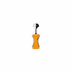 Anna G. AM01 DY - Design Corkscrew, in Thermoplastic Resin and Chrome-Plated Zamak, Yellow