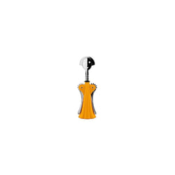 Anna G. AM01 DY - Design Corkscrew, in Thermoplastic Resin and Chrome-Plated Zamak, Yellow