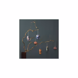 Arch ESA06 6 - Design Christmas Tree Ornament, in Blown Glass, Hand-decorated