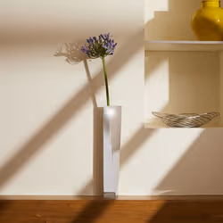 Alessi CREVASSE FLOWER VASE, Stainless Steel, Silver