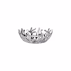 Alessi ESI01 / 21 Mediterraneo Fruit Holder in Stainless Steel Colored with Epoxy Resin, Silver, 21 cm