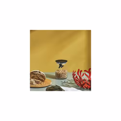 A di Alessi Gianni Glass Jar, Blue Lid, 90 cl, (AMDR05 AZ)