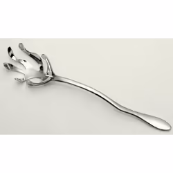 Alessi | Mediterraneo - Design Spaghetti Serving Spoon  Stainless Steel  Mirror Polished