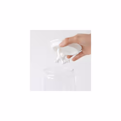 A Di Alessi Glass Gianni Jar A Little Man Holding On Tight Large Kitchen Box with Hermetic Lid in Thermoplastic Resin, White