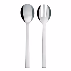 Alessi Santiago Salad Set 8 x 29.5 x 5 cm Silver