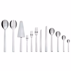 Alessi Santiago Salad Set  8 x 29.5 x 5 cm  Silver