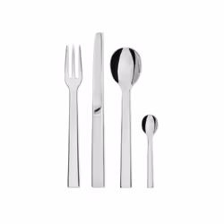Alessi Pcs Santiago 24 Piece Set Silver
