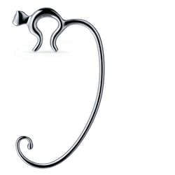 Alessi Aleesi FGO01 Minou Purse Hook  Silver Small