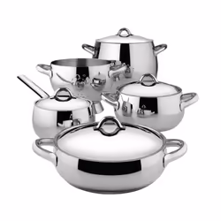 Alessi Mami, Chrome, Stainless steel, Stainless steel, Stainless steel, 5 pc(s)