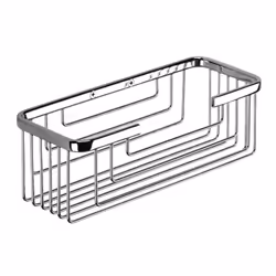Gedy Deep Metal Drill & Screw Mount Shower Caddy
