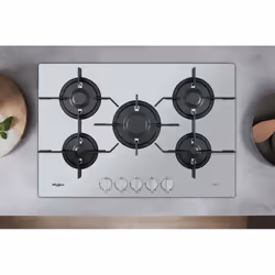 Whirlpool PMW 75D2/IXL Black, Grey Built-in 75 cm Gas 5 zone(s) - Additional view 4