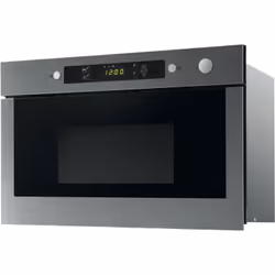 Whirlpool AMW423/IX microwave Black, Stainless steel Built-in 22 L 750 W