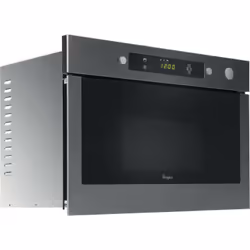 Whirlpool AMW423/IX microwave Black, Stainless steel Built-in 22 L 750 W