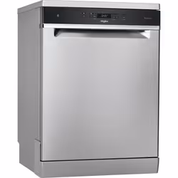 Whirlpool WFC3C33PFXUK, Freestanding, Full size (60 cm), Stainless steel, Black, Buttons, 1.3 m