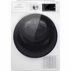 Whirlpool W6 D94WR UK, Freestanding, Front-load, Heat pump, White, Buttons, Rotary, Right