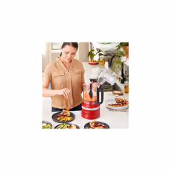 KitchenAid 2.1L Empire Red Food Processor