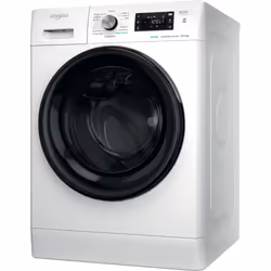 Whirlpool FFWDB 864349 BV EE, Front-load, Freestanding, White, Black, Black, LED