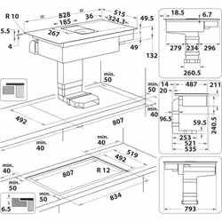 Whirlpool WVH 92 K F KIT/1 Black Built-in 83 cm Zone induction hob 4 zone(s) - Additional view 8