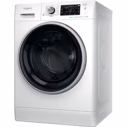 Whirlpool FFWDD 1174269 BSV UK, Front-load, Freestanding, White, Left, Black, Silver, Silver
