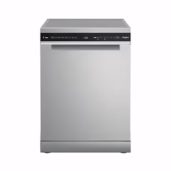 Whirlpool MaxiSpace W7F HS41 X, Freestanding, Full size (60 cm), Stainless steel, Black, Buttons, 1.3 m