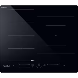 Whirlpool WF S9860 CPNE, Black, Built-in, 60 cm, Zone induction hob, Glass-ceramic, 3 zone(s)