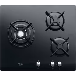 Whirlpool AKT 404/NB Black Built-in Gas 3 zone(s)