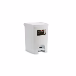 waste bin Elegance 20 litres 30,5 x 39 cm white