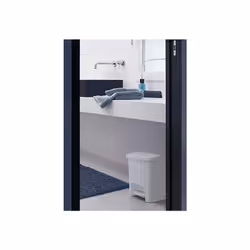 Square Dust Bin Pedalina White 4.5L