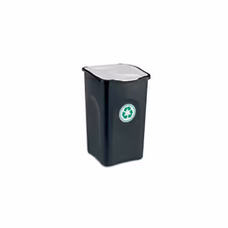Ecogreen Bin Lt. 50 (Black Body + White Lid)