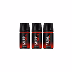 3x Malizia Uomo Musk Deo Deodorant Spray for Men 150ml Edt parfum